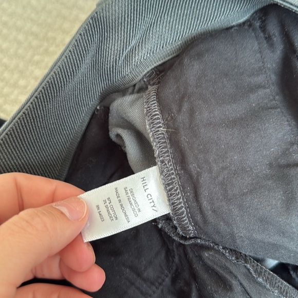 Hill City Huckberry Everyday Tech Chino Pant Athletic in Gun Powder Grey - Picture 6 of 9